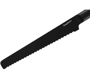 Brödkniv Berghoff DiNA Boron svart non-stick blad 23cm 2