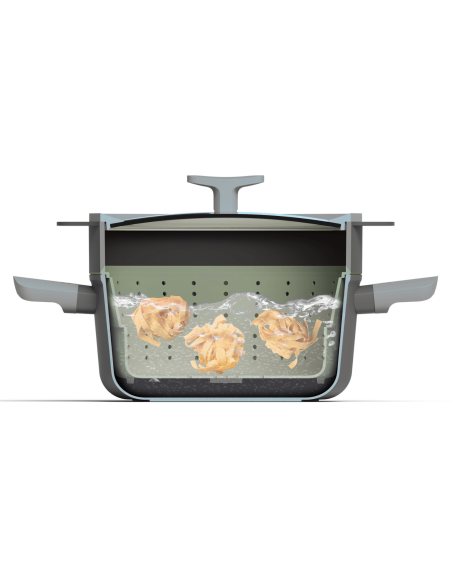Berghoff Leo Balance silikone foldbar steamerkurv 24 cm