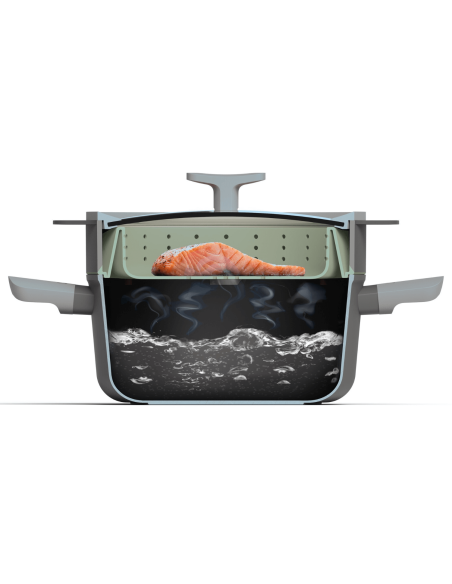Berghoff Leo Balance silikone foldbar steamerkurv 24 cm