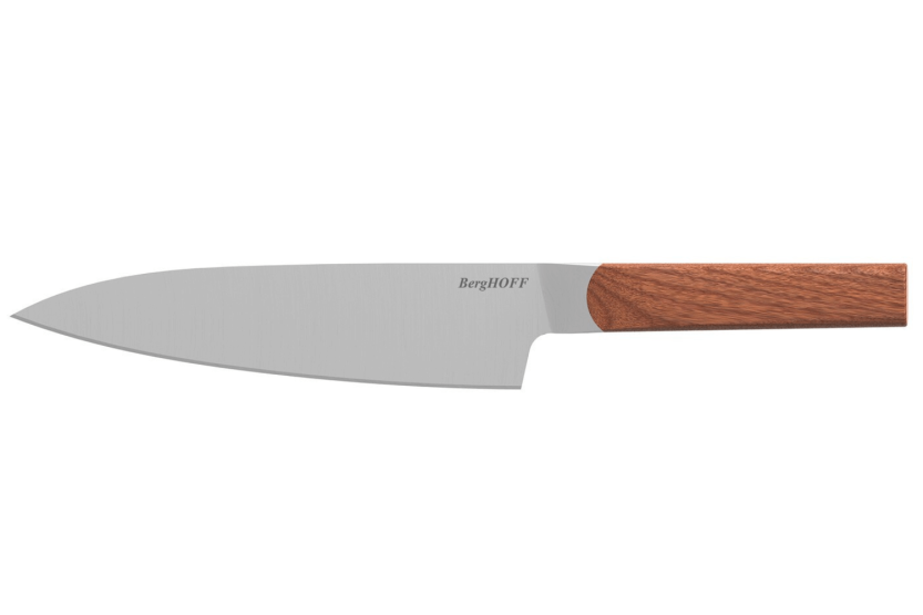 Set om 3 Berghoff Dina Ion-knivar med blad av rostfritt stål och handtag av askträ