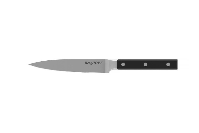 Sæt med 3 Berghoff Dina Gene-knive i sort rustfrit stål