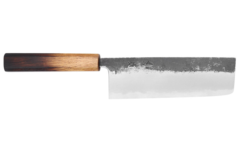 faca nakiri 16,5cm japonês artesanal Hado Sumi