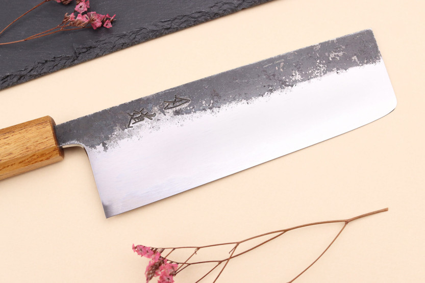 nakiri-kniv 16,5 cm japonais artisanal Hado Sumi