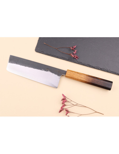 faca nakiri 16,5cm japonês artesanal Hado Sumi
