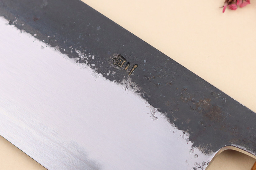 faca nakiri 16,5cm japonês artesanal Hado Sumi