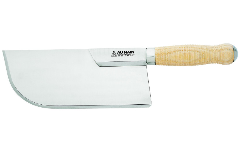 Cutelo de açougueiro AU NAIN lâmina 26cm 920Gr cabo de buxo