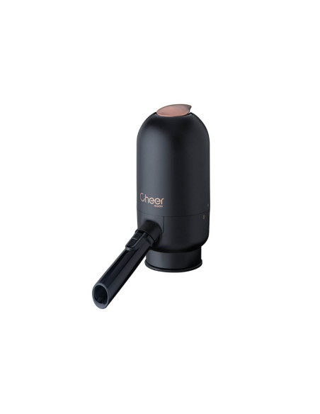 Conjunto de saca-rolhas elétrico e acessórios para vinho Cheer Moda Matrix - Preto e Bronze