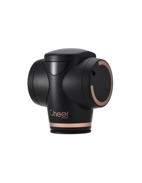 Elektrisches Korkenzieher- und Weinzubehör-Set Cheer Moda Matrix - Schwarz & Bronze