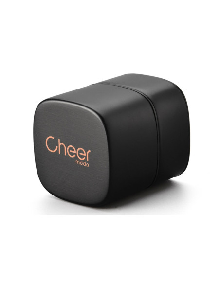 Cheer Moda Bubble champagnestopper - Zwart & Brons