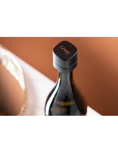 Cheer Moda Bubble champagnepropp - Svart og bronse