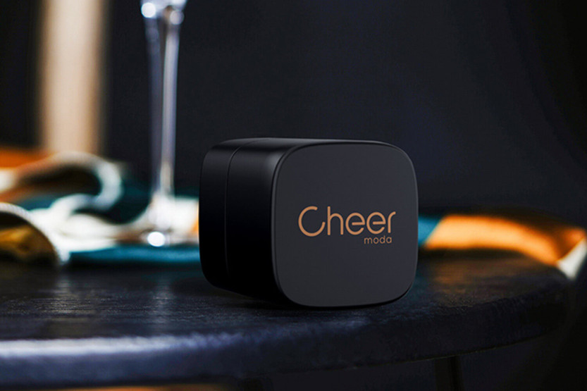 Rolha de champanhe Cheer Moda Bubble - Preto e Bronze