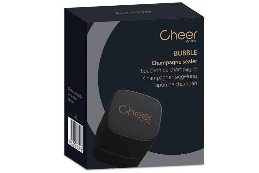 Cheer Moda Bubble champagnepropp - Svart og bronse