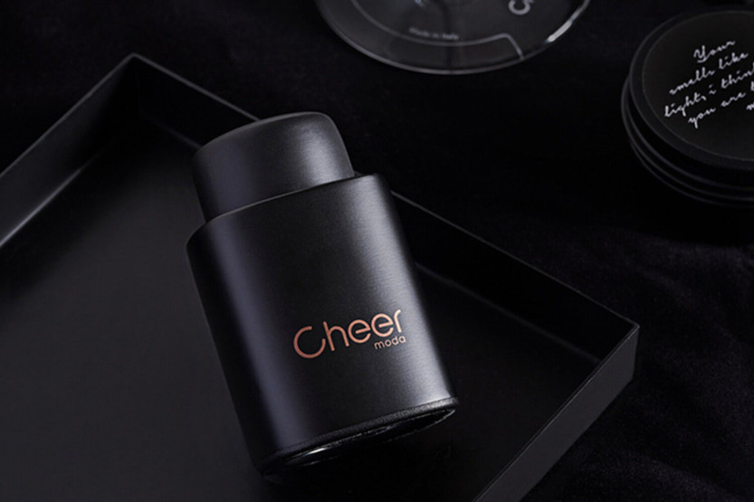 Tapón de almacenaje Cheer Moda Peak - Negro y Bronce