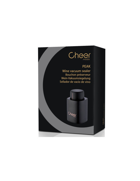 Tapón de almacenaje Cheer Moda Peak - Negro y Bronce