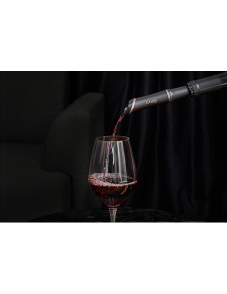 Cheer Moda Bouquet aerator and pourer - Black & Bronze