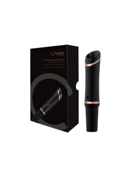 Cheer Moda Bouquet-belufter og skænkeprop - Sort & Bronze