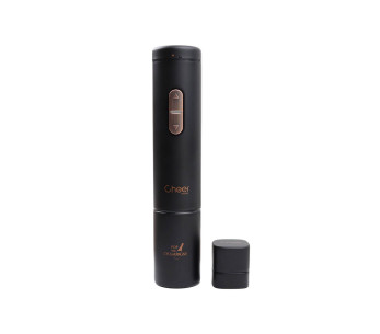 Cheer Moda Ace Elektrischer Champagner-Korkenzieher - Schwarz & Bronze