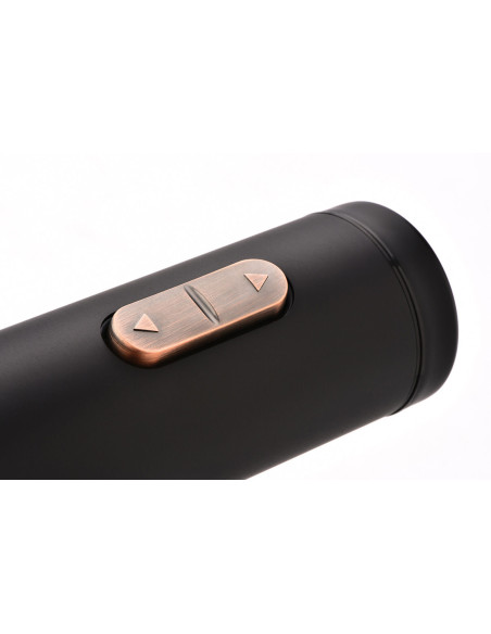 Cheer Moda Ace Elektrischer Champagner-Korkenzieher - Schwarz & Bronze