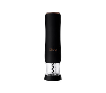 Cheer Moda Pure Wiederaufladbarer Automatik-Korkenzieher - Schwarz & Bronze