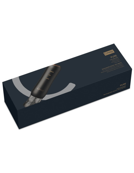 Sacacorchos automático recargable Cheer Moda Pure - Negro y Bronce