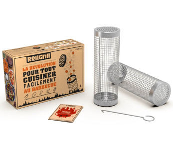 Sett med 2 Cookut Roll Grills for grillmat