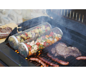 Conjunto de 2 grelhadores Cookut Roll para churrasco 2