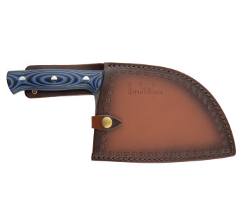 Samura Mad Bull Serbian veitsi 18cm G10 ja hiilikuitukahva, sininen ja musta 2