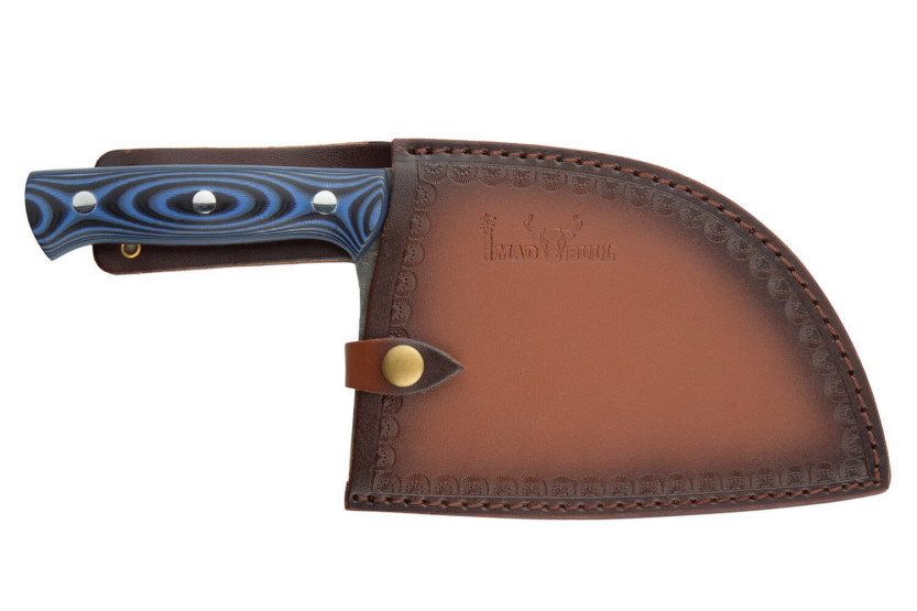 Samura Mad Bull serbisk kniv 18 cm G10- og kulstofhåndtag, blå og sort