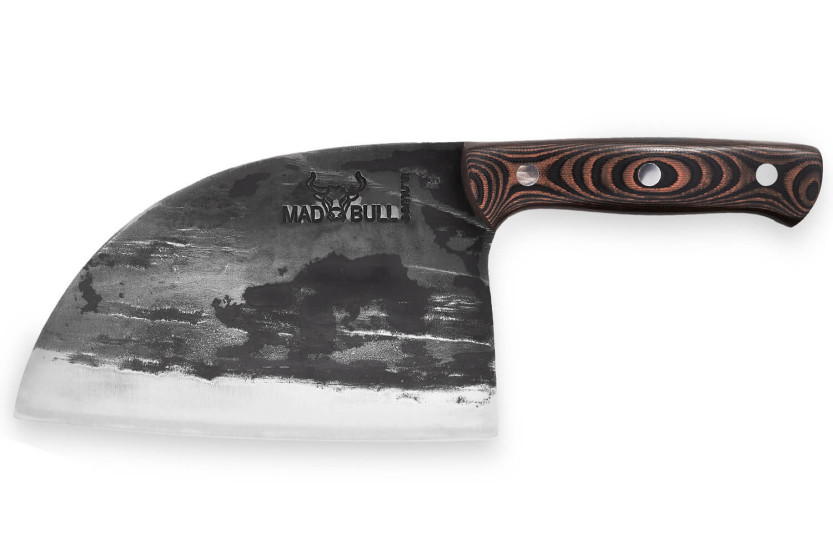 Samura Mad Bull serbisk kniv 18cm G10 og carbon håndtag rød og hvid