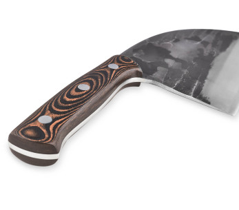 Samura Mad Bull Serbisk kniv 18cm G10 och kolfiberhandtag röd och vit 2