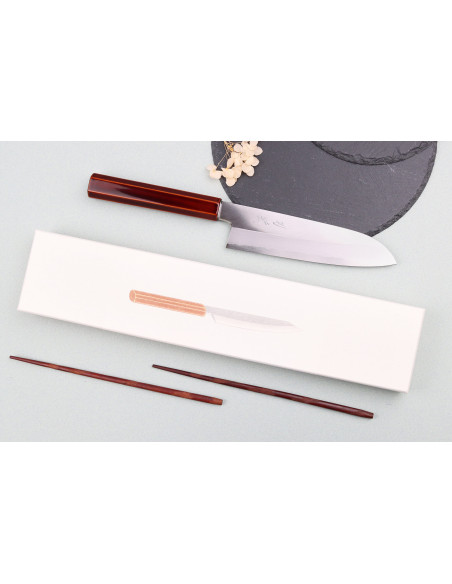 santokumesser 18cm japanisch handgefertigt Hado Kijiro