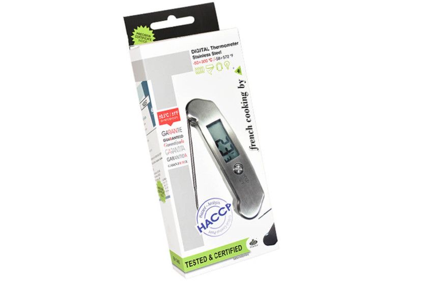 Termómetro digital HACCP Alla France -50° +300°C con pantalla giratoria de acero inoxidable