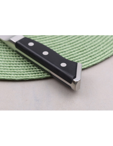 Coltello da cuoco giapponese Glestain serie K 21 cm con fossette