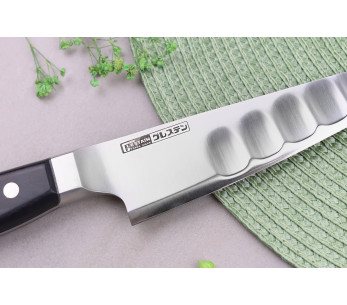 Faca japonesa honesuki com convinhas Glestain K Series 15cm 2