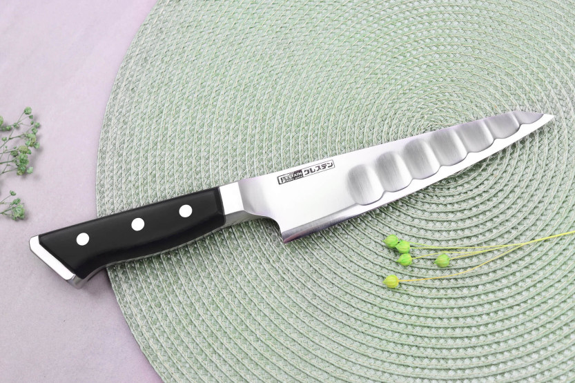 Glestain K Series 15cm honesuki japansk kniv med granton egg