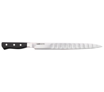 Cuchillo para filetear con borde granton japonés Glestain Serie K 25cm