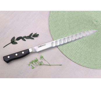 Glestain K Series japansk filékniv med granton-egg 25 cm 2