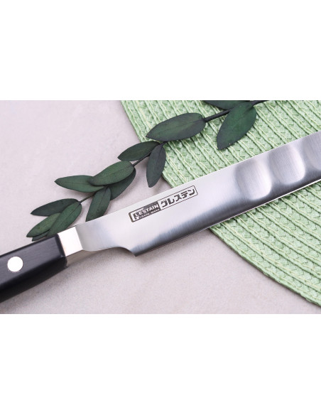 Cuchillo para filetear con borde granton japonés Glestain Serie K 21cm
