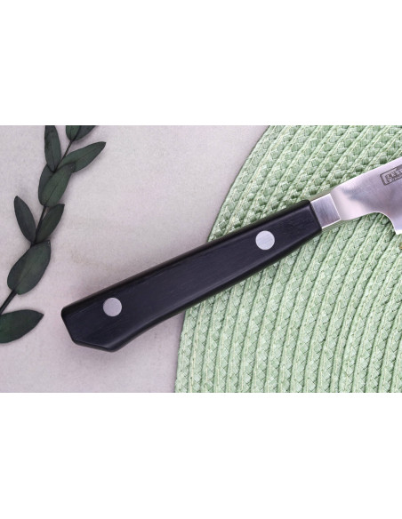 Japanisches Universalmesser mit Kullen abenmuster Glestain K Series 14cm