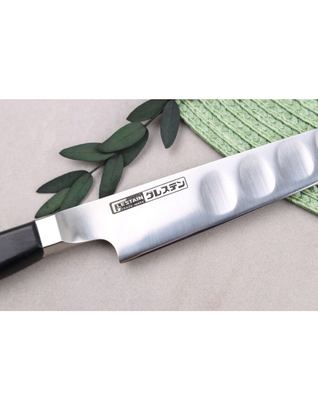 Faca universal japonesa de 14 cm com gume com convinhas Glestain Série K