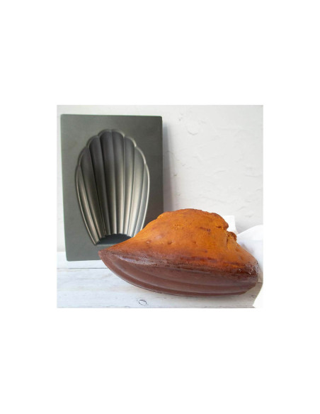 Madeleineform XXL madeleine storlek 19,5x12x4cm