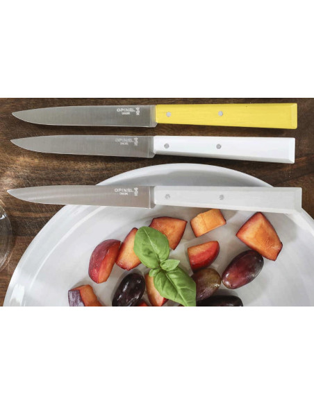 Opinel Bon Appétit Bois cuchillo de mesa n°125 11cm hoja acero inoxidable mango encanto nube