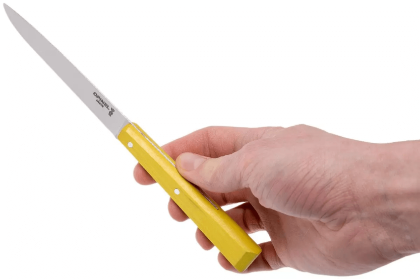Opinel Bon Appétit Bois bordkniv nr. 125 11 cm blad i rustfritt stål, skaft i gul avenbok
