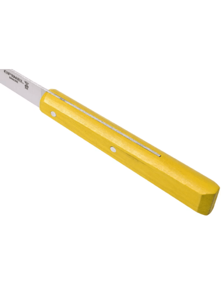 Opinel Bon Appétit Bois tafelmes n°125 11cm roestvrijstalen lemmet geel haagbeuk handvat