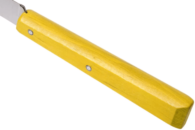 Opinel Bon Appétit Bois table knife n°125 11cm stainless steel blade yellow hornbeam handle