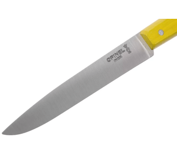Opinel Bon Appétit Bois coltello da tavola n°125 11cm lama in acciaio inox manico in carpino giallo 2