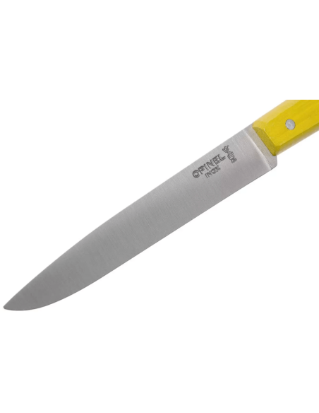 Opinel Bon Appétit Bois bordkniv n°125 11 cm blad i rustfrit stål, håndtag i gul avnbøg