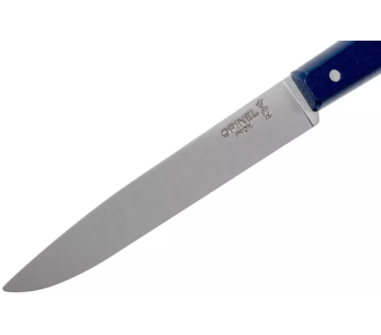 Opinel Bon Appétit Bois cuchillo de mesa n°125 11cm hoja acero inoxidable mango carpe azul marino 2