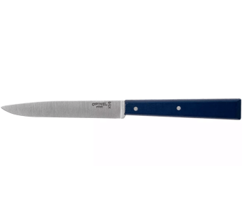 Opinel Bon Appétit Bois bordkniv nr. 125 11 cm blad i rustfritt stål, marineblått skaft i hornbjelke