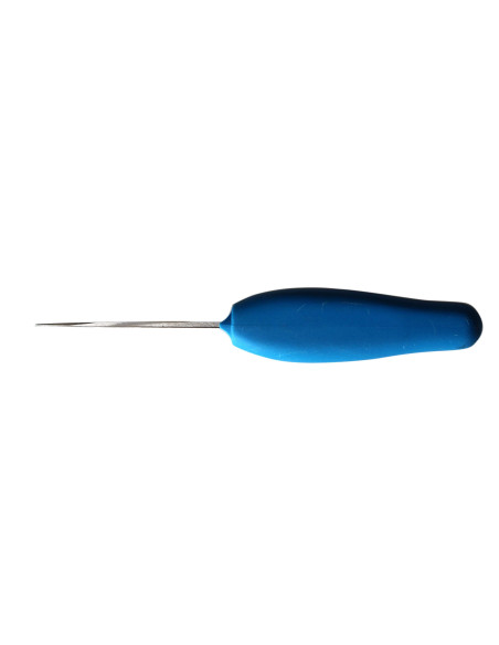 Au Nain oestermes blauw rond handvat roestvrijstalen lemmet